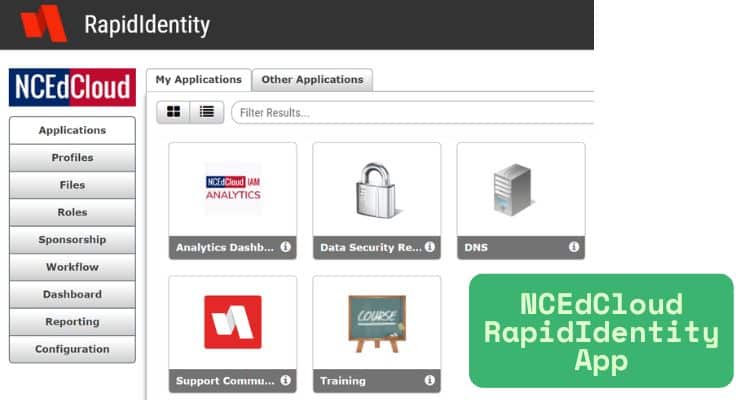 NCEdCloud RapidIdentity App